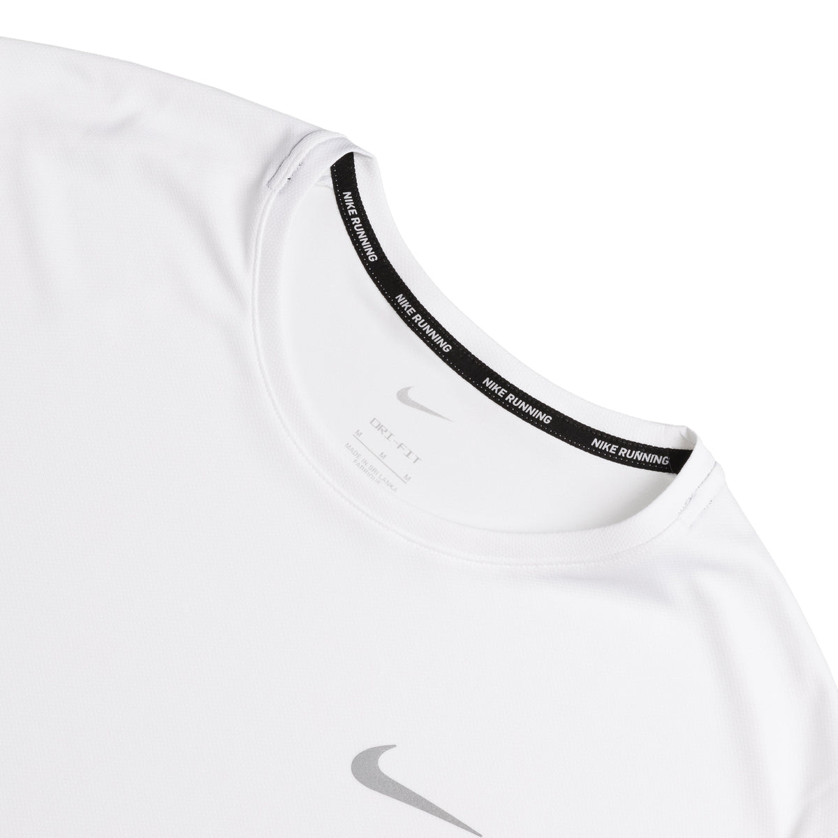 ★★Nike★★ Dry Fit UV Miler Short Sleeve Running Top M Whi Buy Nike Dri-Fit Miler UV Running Shirt Men White in size XL