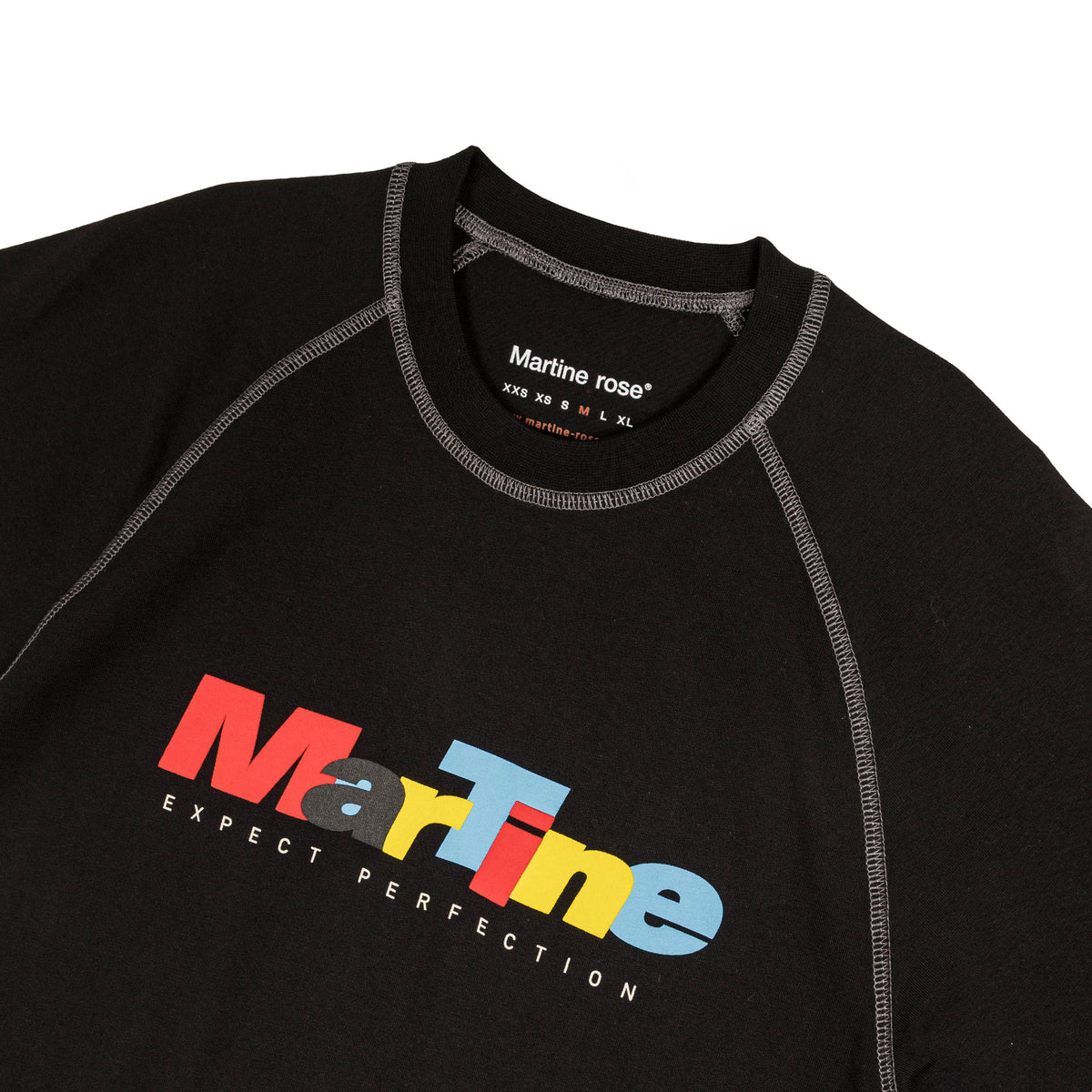 Martine Rose Raglan Shrunken T-Shirt | Apparel » Buy online now!