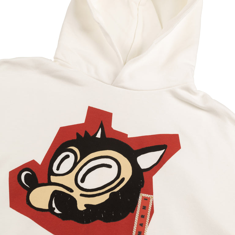 Marni Mixed Media Hoodie