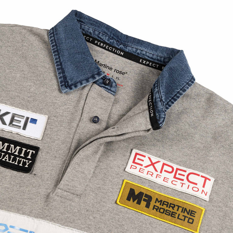 Martine Rose Rugby Polo (Grey)