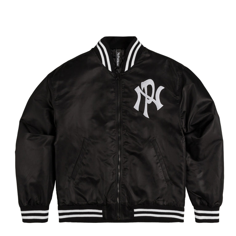 No Problemo NYP Nylon Varsity Jacket - S / Black