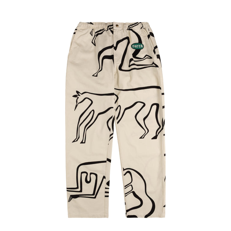 By Parra Yoga Walks Pants - M / White
