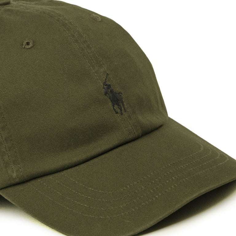 Polo Ralph Lauren Cotton Chino Baseball Cap (Company Olive)