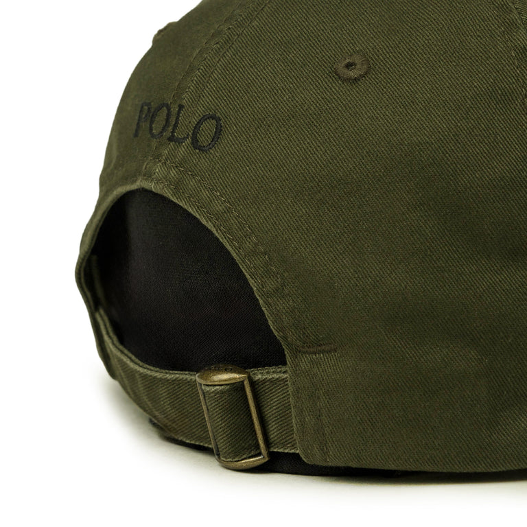 Polo Ralph Lauren Cotton Chino Baseball Cap (Company Olive)
