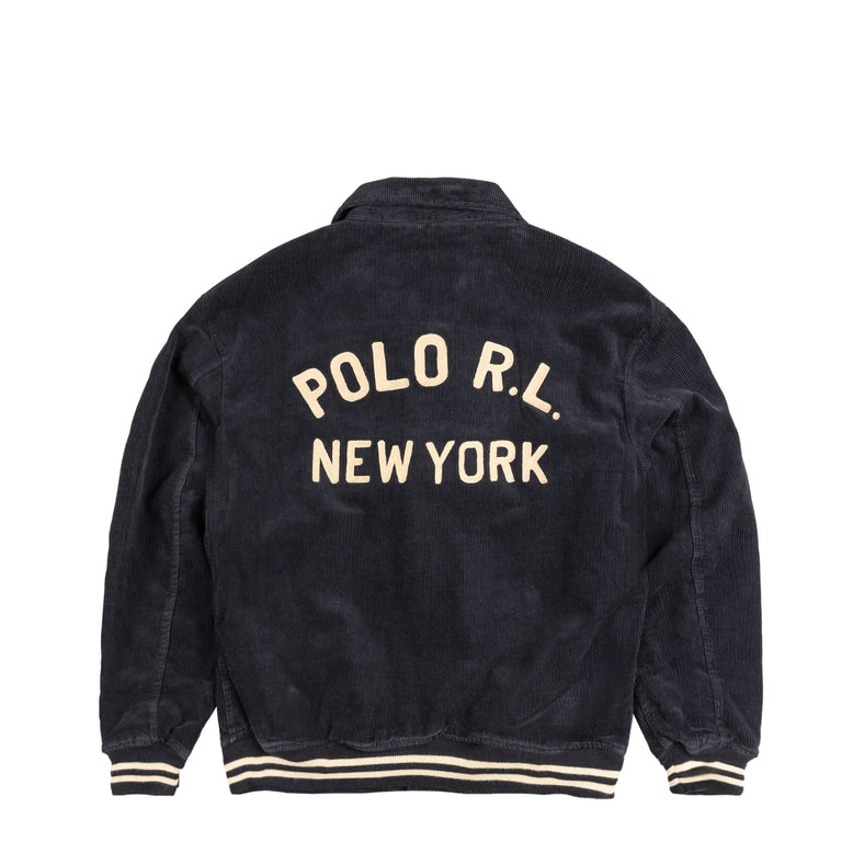 Polo Ralph Lauren Corduroy Letter Jacket (Aviator Navy)