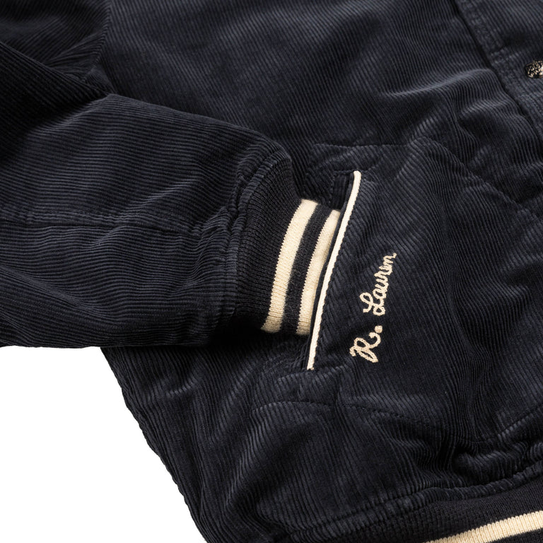 Polo Ralph Lauren Corduroy Letter Jacket (Aviator Navy)