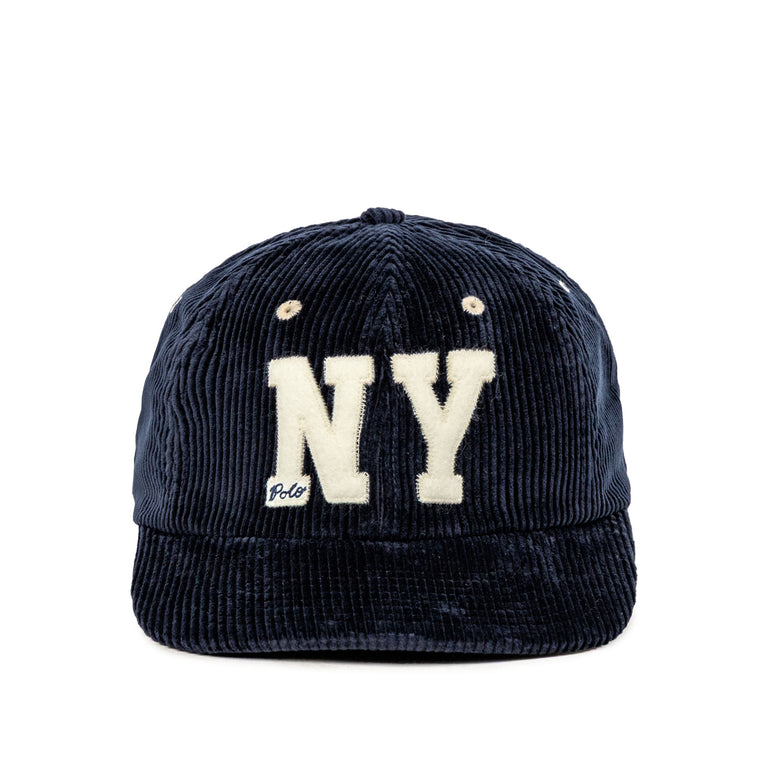 Polo Ralph Lauren NY Logo Corduroy Ball Cap