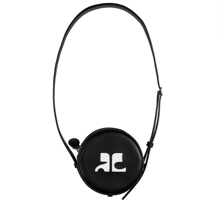 Courreges Reedition Leather Circle Bag