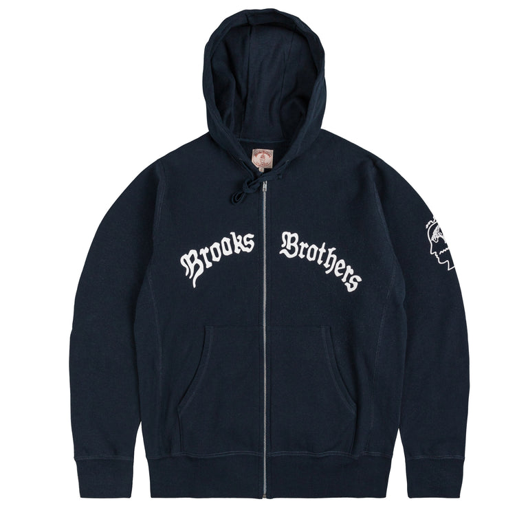 Brain Dead x Brooks Brothers Zip Hoodie