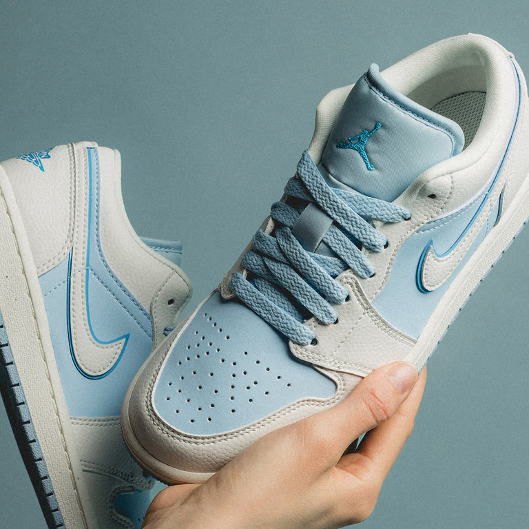 Nike Wmns Air Jordan 1 Low SE *Reverse Ice Blue* onfeet