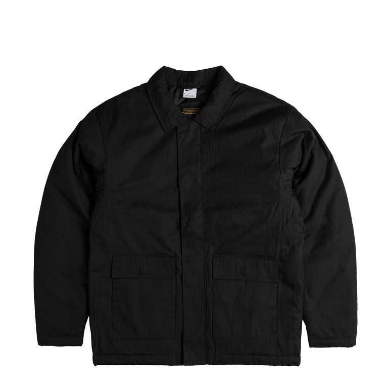Nike Life Waxed Canvas Work Jacket - M / Black / Black