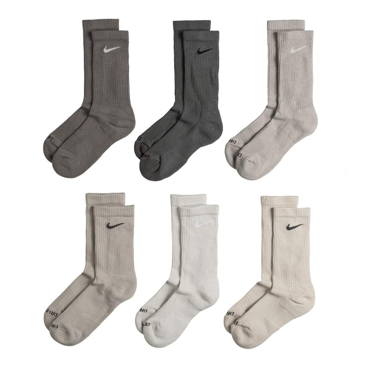 Nike Everyday Plus Cushioned Crew Socks 6 Pack Apparel Buy online now