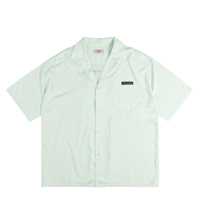 Martine Rose Hawaiian Shirt - XL / Green Mint Scribble