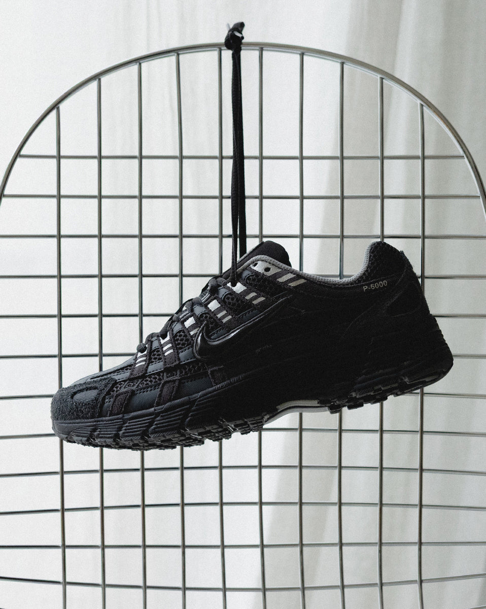 nike p 6000 black on feet