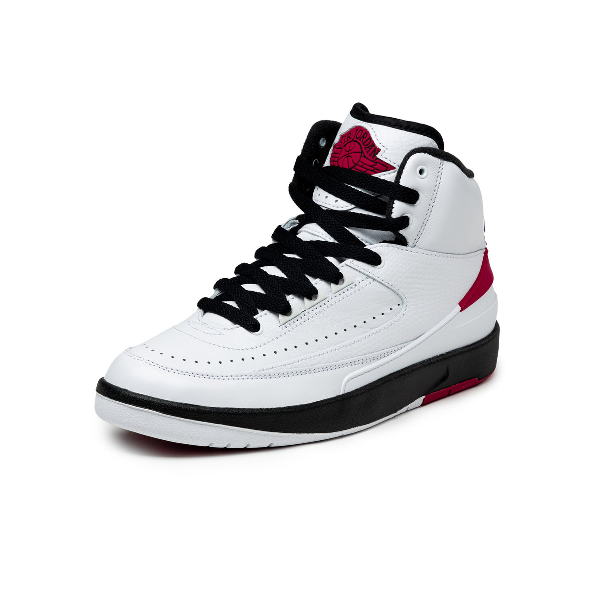 Jordan 2 black red sale