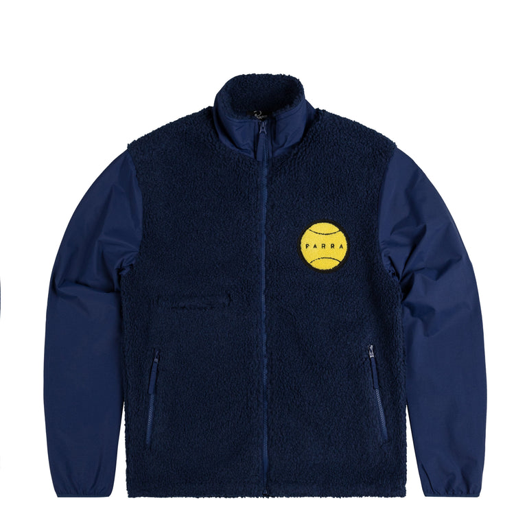 By Parra Balled Fleece Jacket - XXL / Dark Royal Blue
