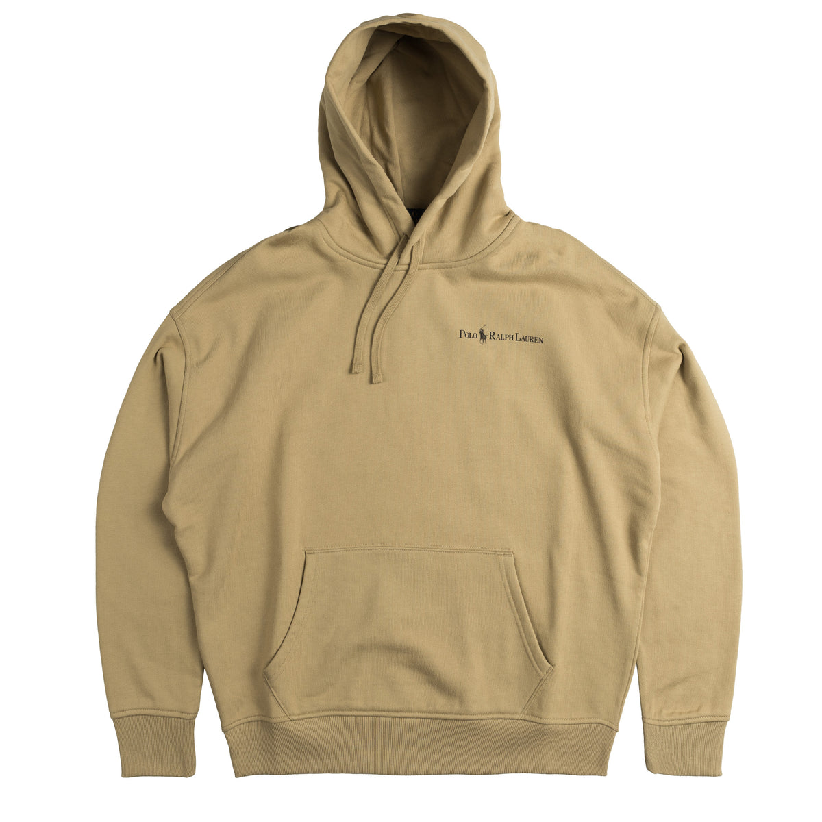 Polo Ralph Lauren Logo Fleece Hoodie Classic Khaki