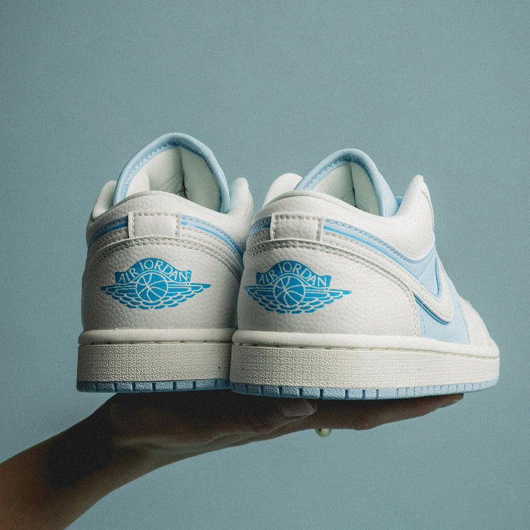 Nike Wmns Air Jordan 1 Low SE *Reverse Ice Blue* onfeet