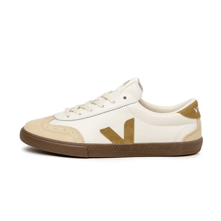 Veja Volley *O.T. Leather* - 46 / White / Tent / Bark