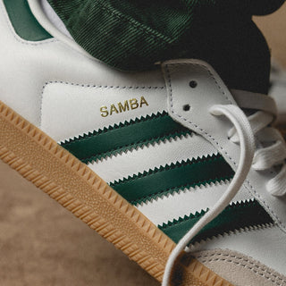 9cf9fc2723cffcaad8a43e01cebfbed3af87c419 IE3437 Adidas Samba OG Footwear White Collegiate Green Gum 3 sm 1 c9a72be0 1ddb 4b04 be15 2b2cc179957b 320x320 crop center