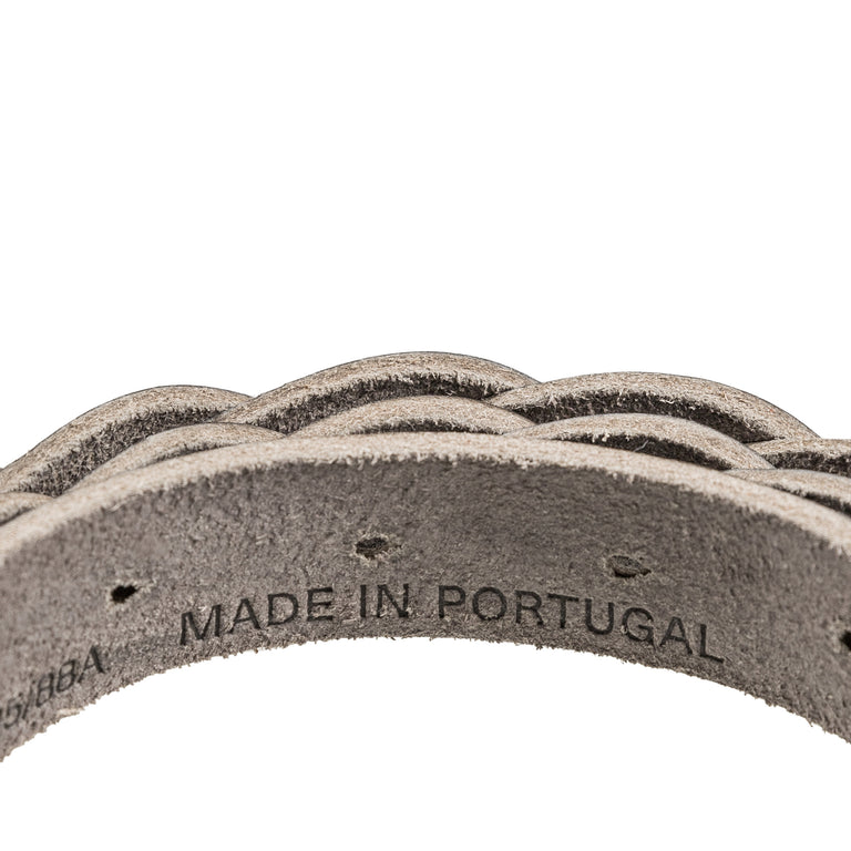 Our Legacy Braided Belt 2 CM (Soft Coal Torn Bovine)