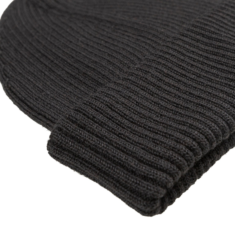 Our Legacy Knit Hat (Off Black Rustic Merino)
