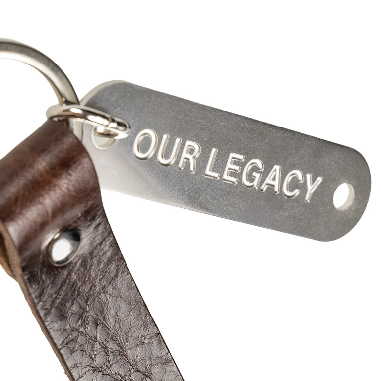 Our Legacy Ring Keyring (Brown Leather)