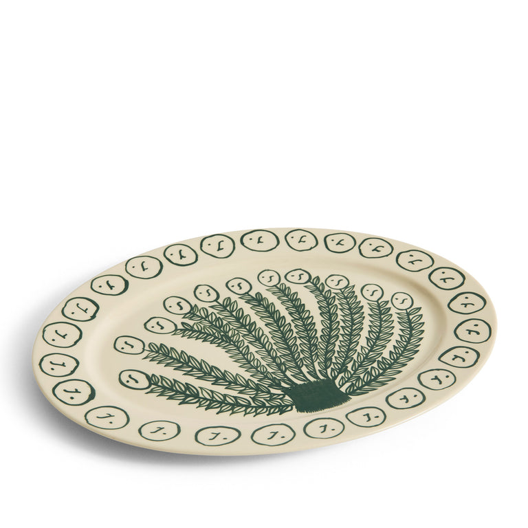 HAY La Pittura Oval Serving Platter 36.5cm