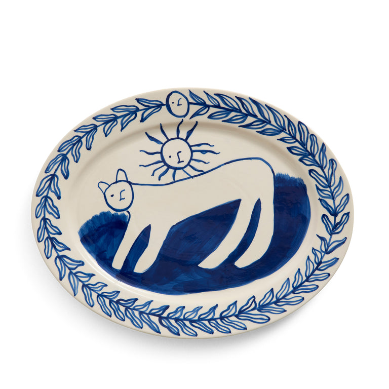 HAY La Pittura Oval Serving Platter 36,5cm (Charlotte)