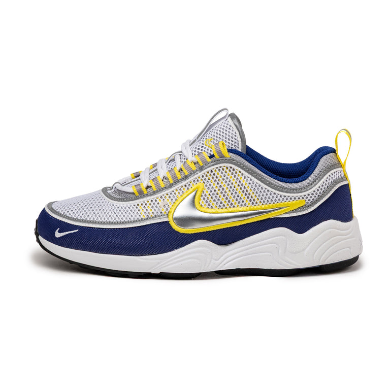 Nike Air Zoom Spiridon SP - 45.5 / White / Metallic Silver / Deep Royal Blue / White