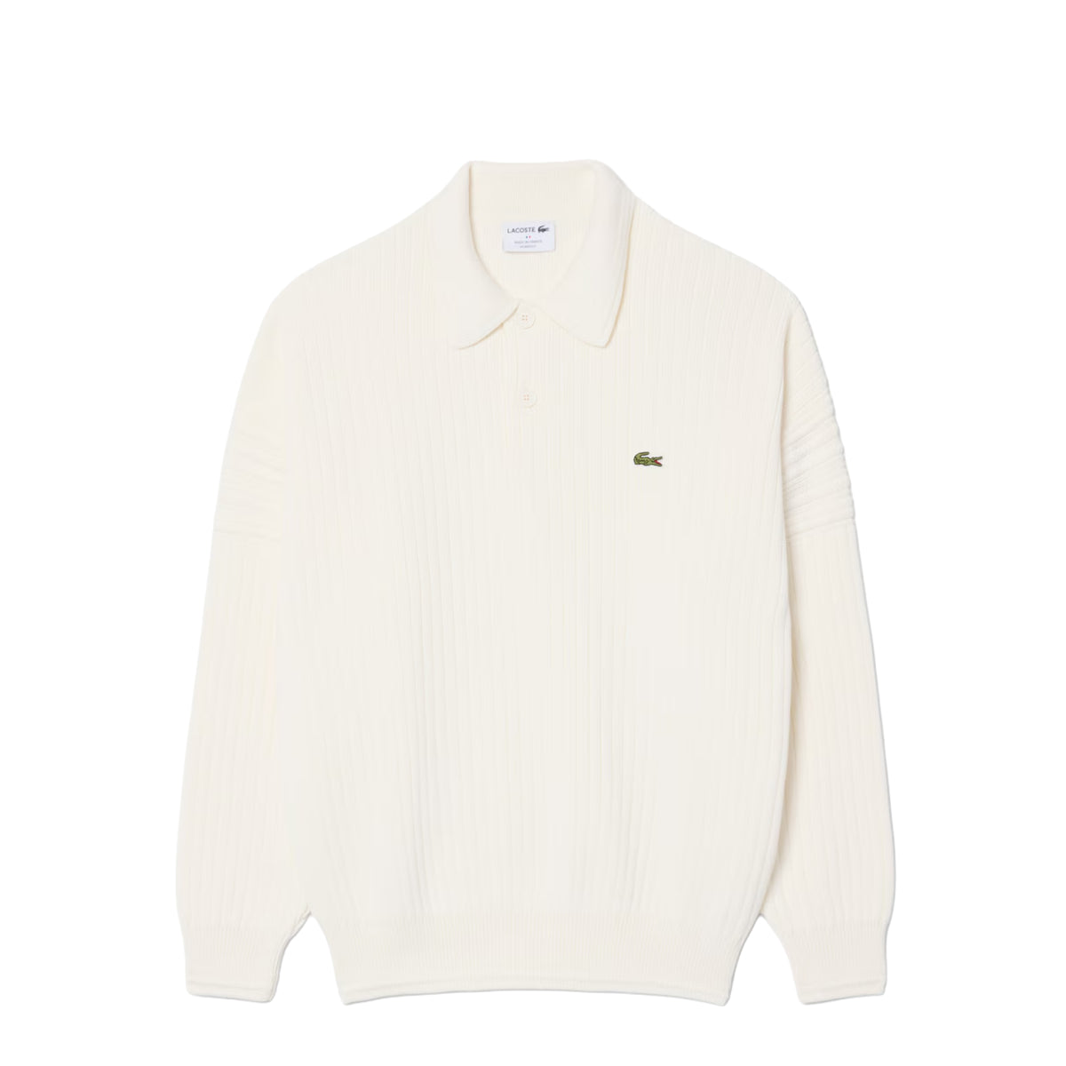 Lacoste French Made Cotton Polo Collar Sweater | Apparel » Buy
