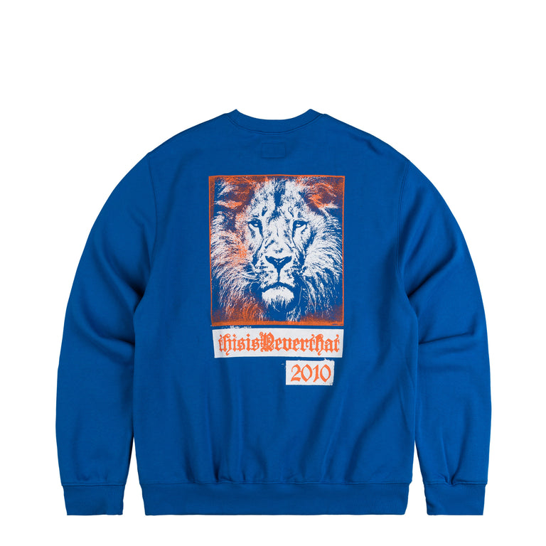 thisisneverthat Lion 2010 Crewneck - XL / Blue