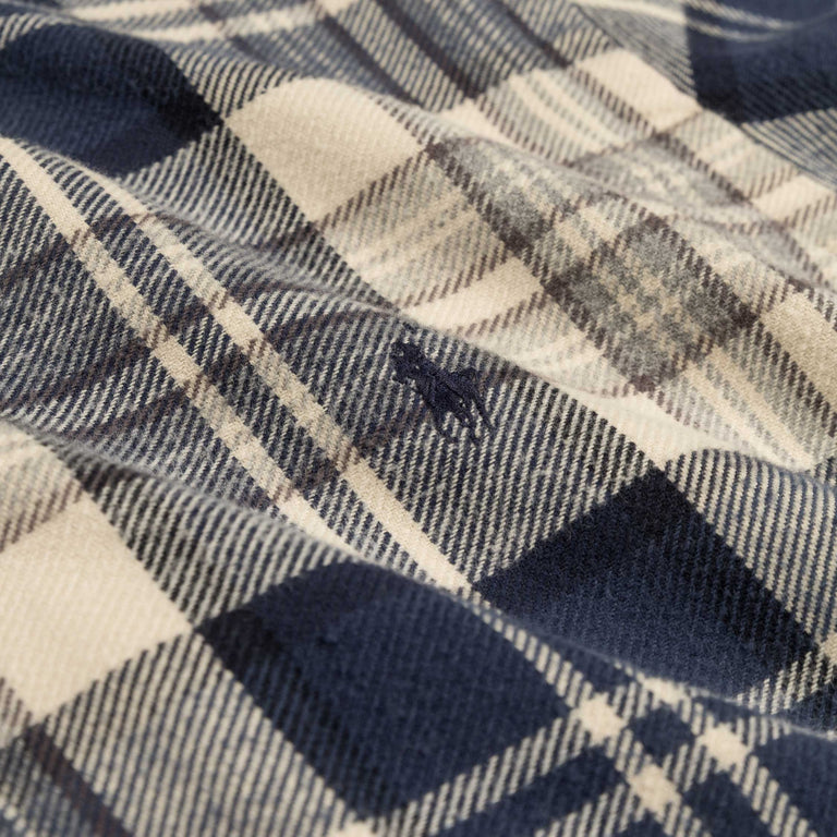 Polo Ralph Lauren Custom Fit Plaid Brushed Flannel Shirt