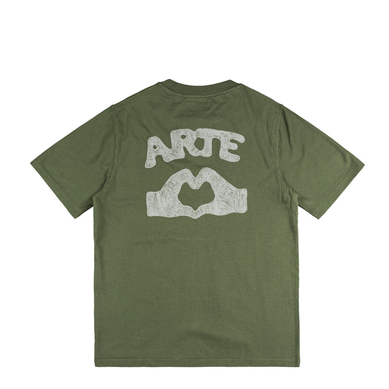 Arte Antwerp Diels Stitch T-Shirt (Green)