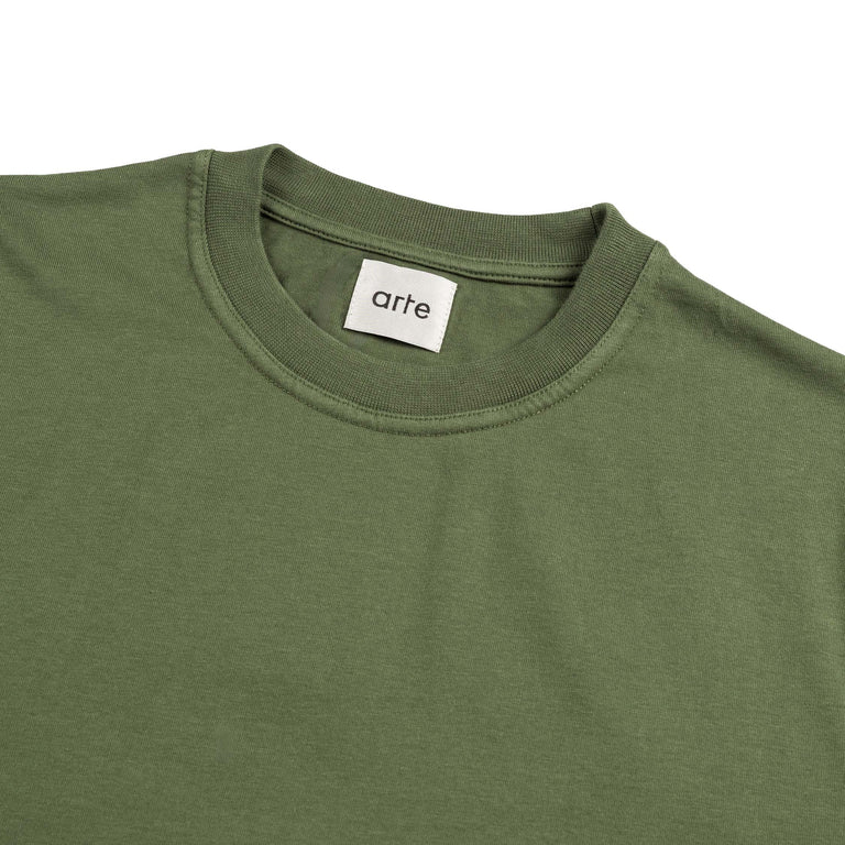 Arte Antwerp Diels Stitch T-Shirt (Green)