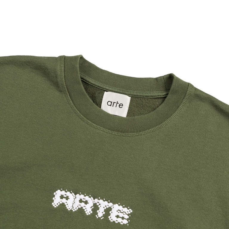 Arte Antwerp Arte Pixel Crewneck (Green)