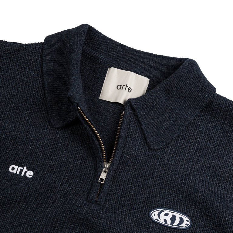 Arte Antwerp Embroidery Logo Polo (Navy)