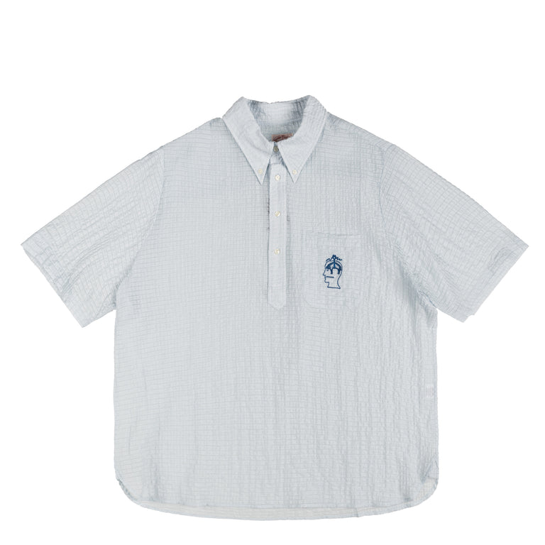 Brain Dead x Brooks Brothers Short Sleeve Pullover Shirt (Ice)