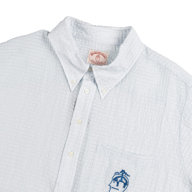 Brain Dead x Brooks Brothers Short Sleeve Pullover Shirt (Ice)