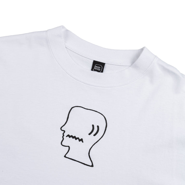 Brain Dead Logohead T-Shirt (White)