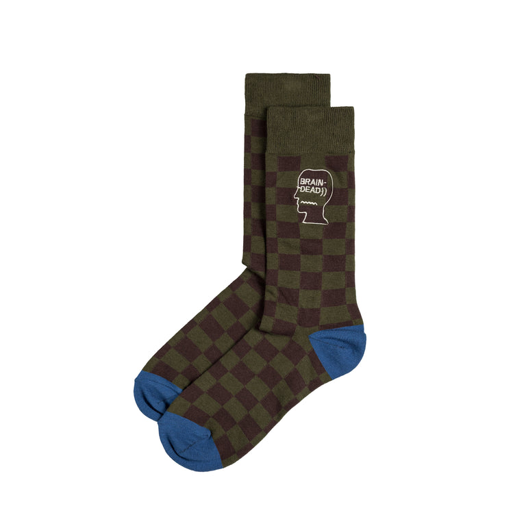 Brain Dead Logohead Dress Socks