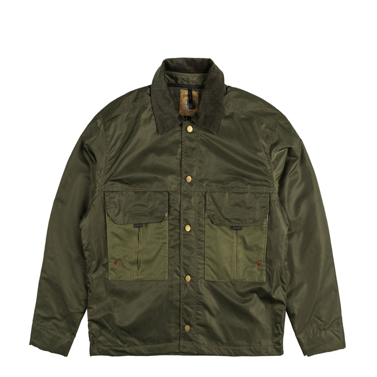 Brain Dead Cropped Chore Jacket - XXL / Green
