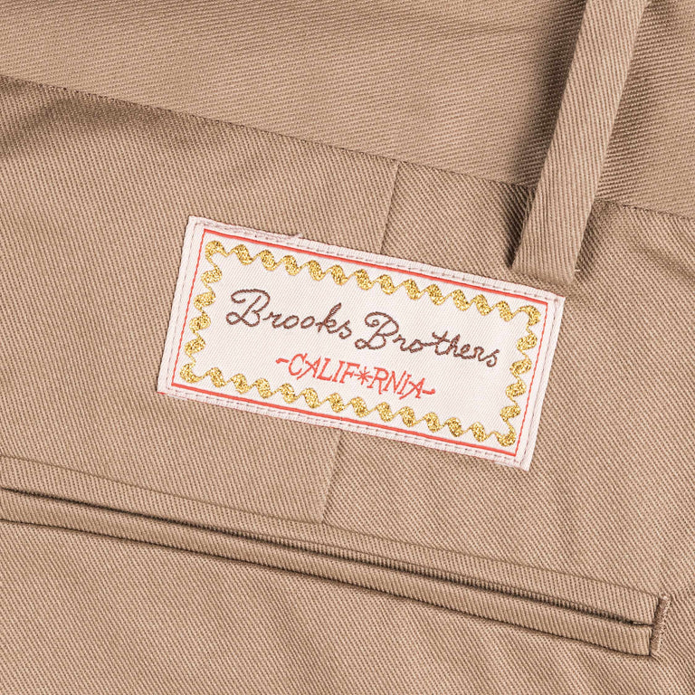 Brain Dead x Brooks Brothers Pleated Chino Trouser (Desert)