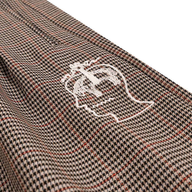 Brain Dead x Brooks Brothers Houndstooth Pleated Shorts (Tan)