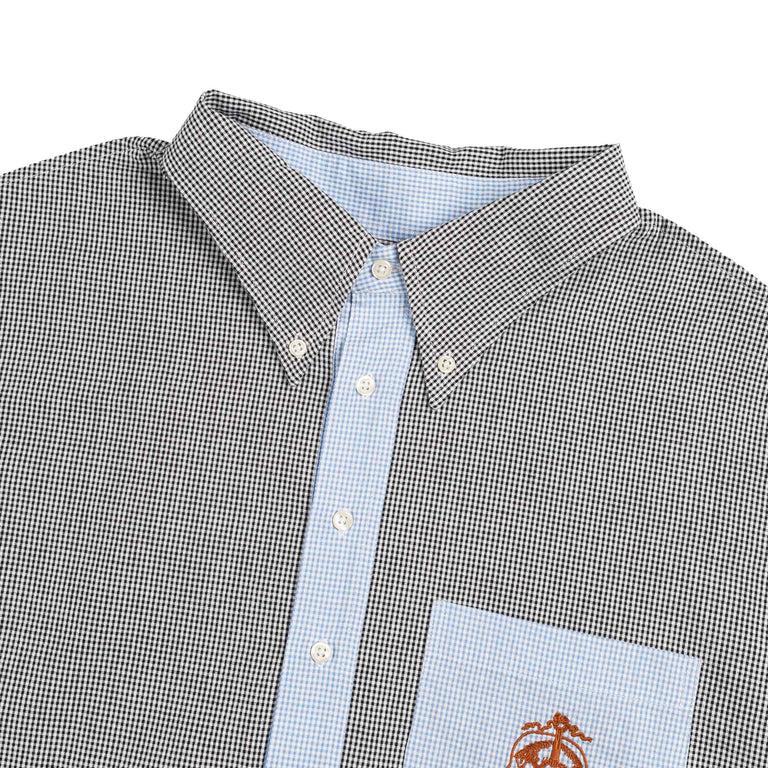 Brain Dead x Brooks Brothers Reverse French Seam Pullover Shirt (Black / Multi)