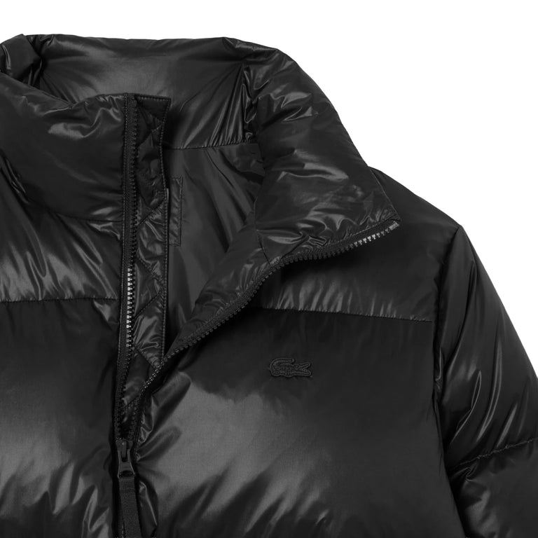 Lacoste Water-Repellent Down Windbreaker (Black)