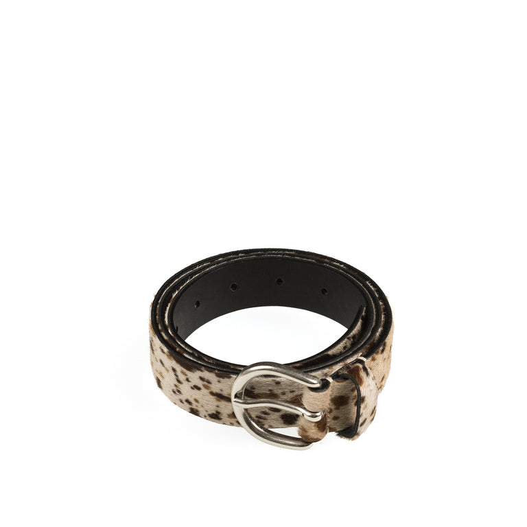 Molebo Ponyhair Belt - 80 / Cow