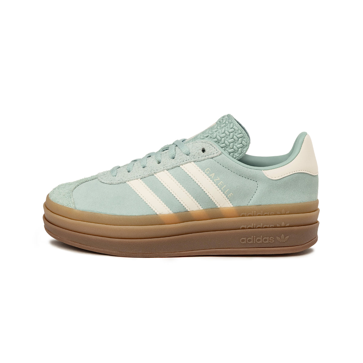 スニーカー adidas Gazelle Bold Beige Green adidas Originals Gazelle Bold Sneaker in Cream White