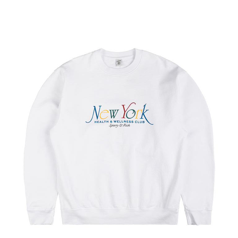 Sporty & Rich NY 94 Crewneck - XL / White