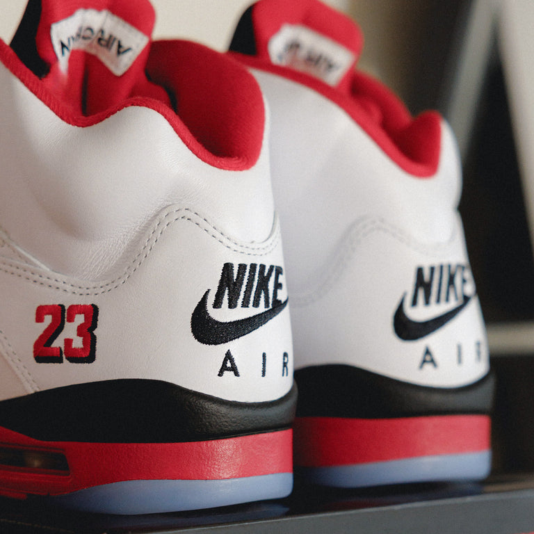 Nike Air Jordan 5 Retro *Fire Red* onfeet
